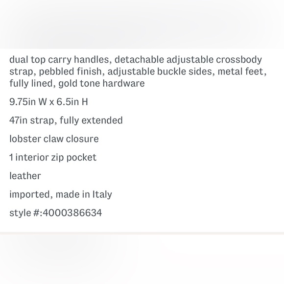 Elegant Tan Leather Handbag - Picture 4 of 7